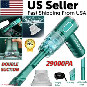 5-in-1 Cordless Vacuum Cleaner - 29000PA for Home/Office/Car - Fast Charging - Compact & Powerful