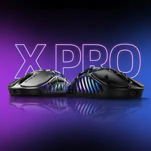 GravaStar Mercury X Pro Wireless Gaming Mouse 32,000 DPI PAW 8,000Hz Polling Rate Magnesium Alloy RGB Tri Mode Connectivity Spring Tok Lightweight 49g