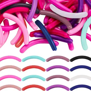 ✨ 30/60/90 Pairs of Eyelash Curler Pads, Silicone Universal Eyelash Curler Replacement Pads. Featuring a curved design for snug fit with most eyelash curlers, easily enhances lash curl, essential makeup tool accessory for women.