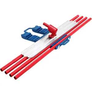 【GARVEE】Magnesium Bull Float Concrete Tools with Bracket and Multiple Handle Lengths - 48"x8" and 46"x8" Sizes for Cement Trowel Finishing and Smoothing, Includes 4 Handles of Various Lengths for Versatile Use