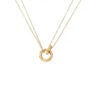 Lola Interlinked Necklace - Gold