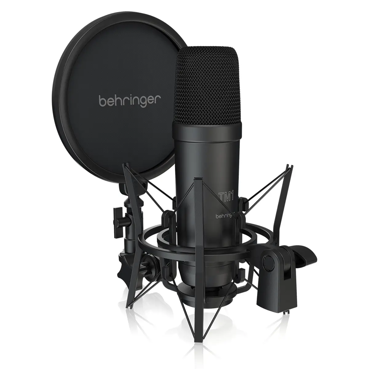 Behringer TM1 Dark Edition Complete Microphone Recording Package, Black