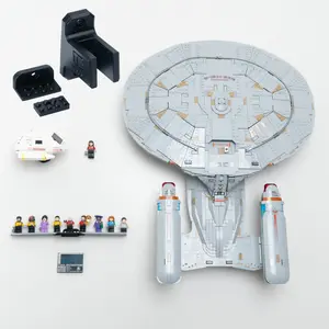 Vertical Wall Mount For Enterprise Brick Set - 10356 - Ultimate Collectors Display Solution (Set NOT Included)