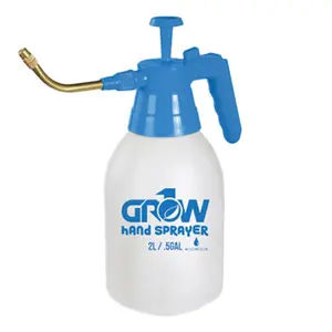 GROW1 Hand Sprayer – 2 Liter / 0.5 Gallon Trigger Sprayer for Gardening & Grow Rooms