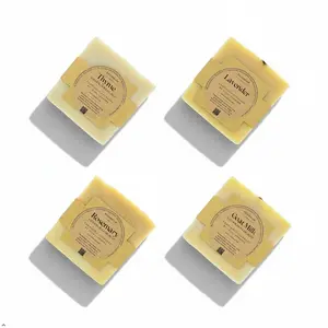 Roomsium Handmade Olive Oil Soap Bars, Set of 4