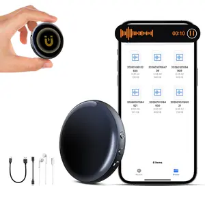 Ultra Magnetic Voice Recorder-One-Touch Recording,Record continuously for 96 hours,HD Noise Reduction,Long Battery,Large Storage,Include OTG adapter