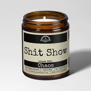 Sh*t Show Chaos Candle – 9oz Soy Wax Candle for Stress Relief &
