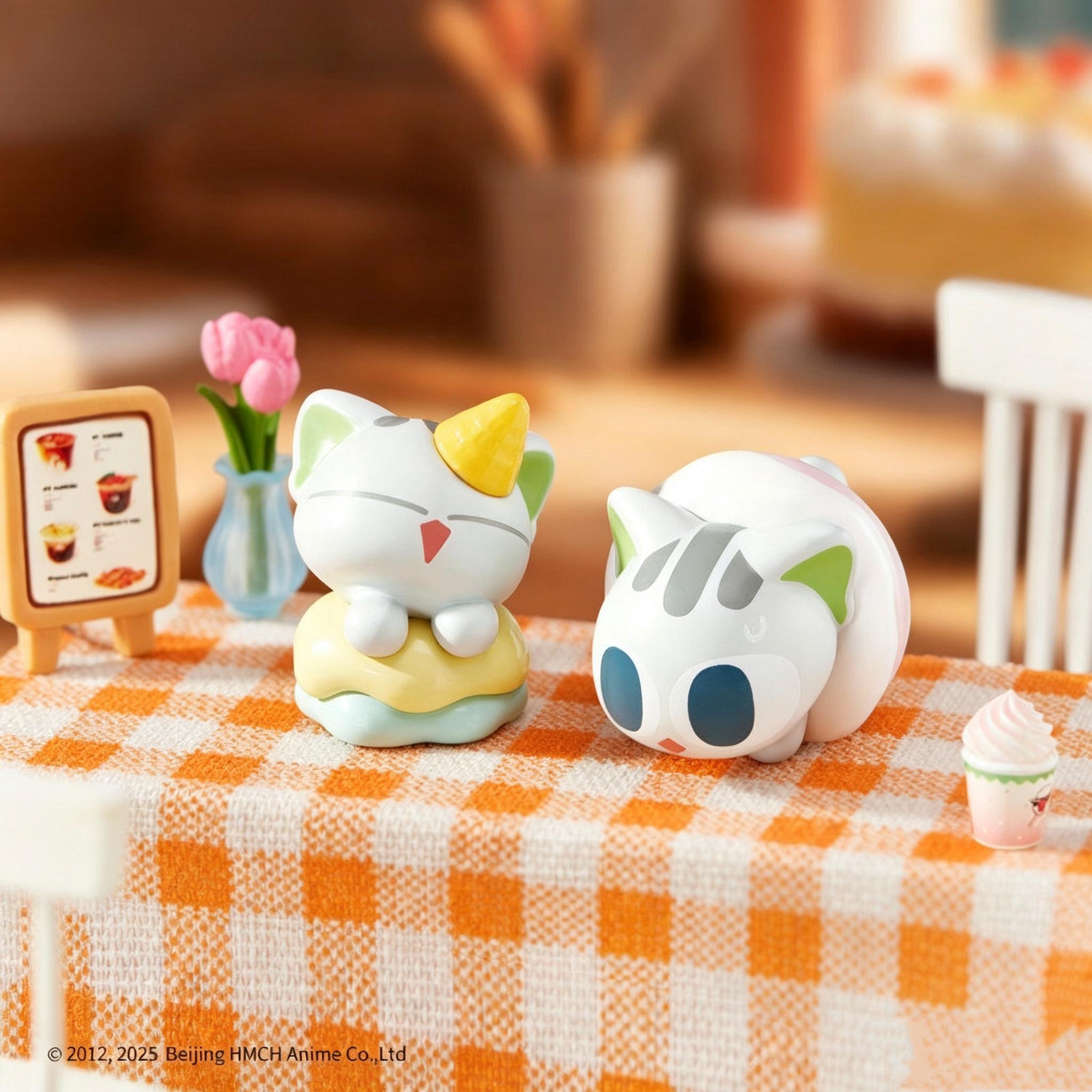 Luo Xiao Hei Cat Island Park Series Mini Bean Figures Blind Bag Cute Tiny Cartoon Character Figurines Kawaii Desk Shelf Display Decor Trendy Collectible Toy For Anime Fans backtoschool, Back To School