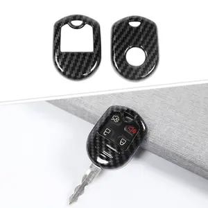 Car Key Cover for 2009-2014 Ford F150 Raptor, 2010-2014 Ford Mustang Key Fob Protective Case Trim Skin