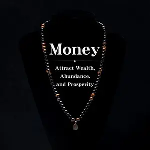 CrestJewels wealth necklace featuring a tiger’s eye stone pendant, crafted from healing crystals and obsidian. Suitable for anniversary celebrations, vacations, and themed parties; combines jewelry charm with abundant crystal energy—an ideal gift.