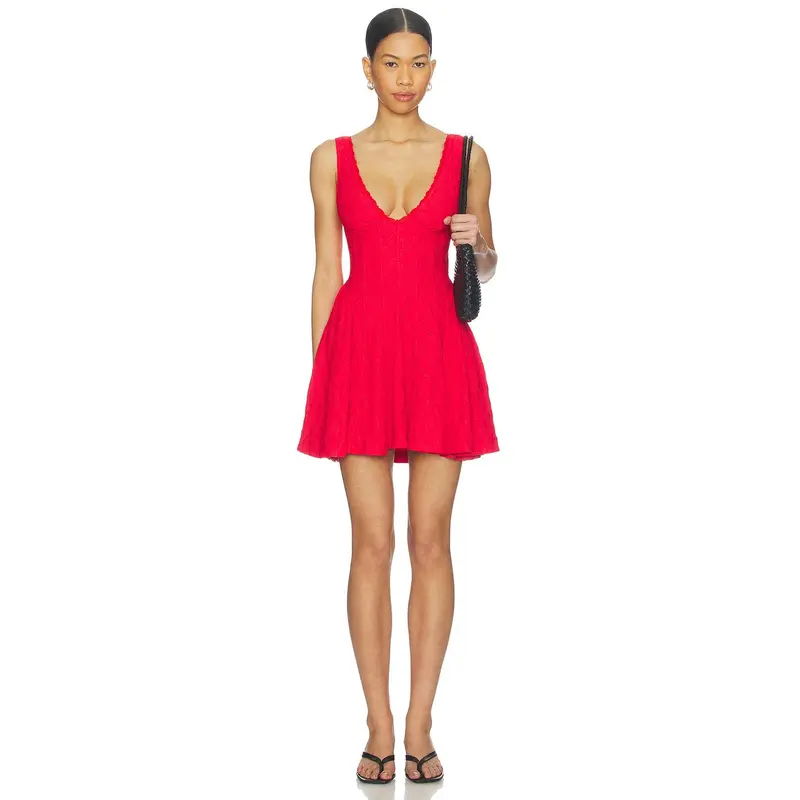 knee length dresses for ladies White Jules Mini Dress main image 0