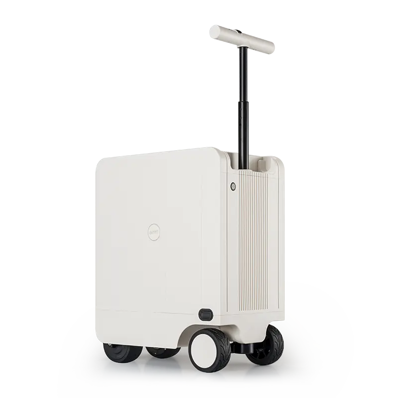 Summit Electric Rideable Suitcase, Modern Polycarbonate Travel Luggage with a User-Friendly Ride-On Frame, Spinner Wheels, and a TSA Lock, Lock Closure