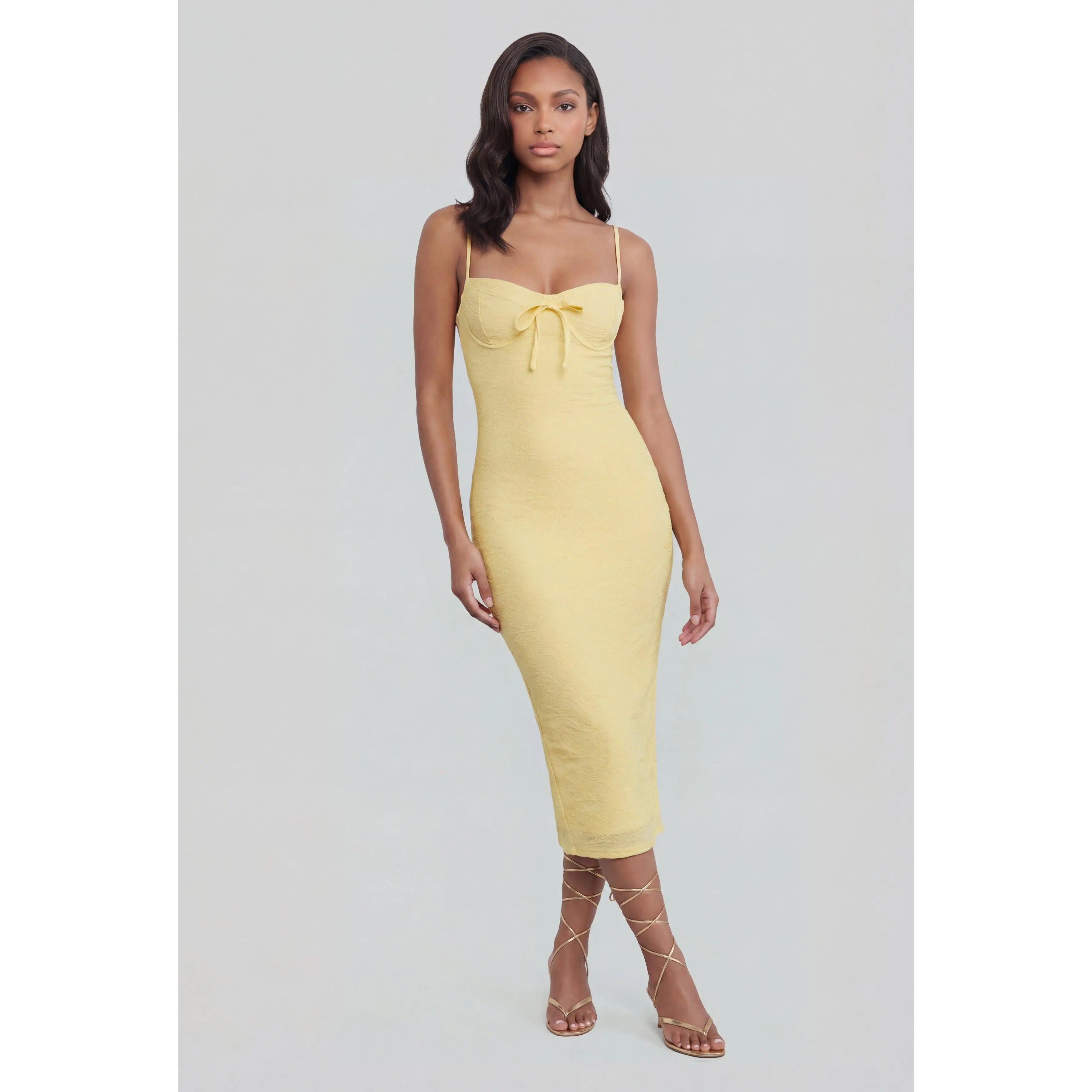 Textured Sweetheart Bustier Dress Textured Sweetheart Bustier Dress