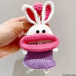 Handmade Crochet Ugly Cute Key Cover, Universal Yarn Key Case Protector, Funny Handcrafted Key Sleeve For Car And Daily Keys, Cute Creative Gift For Men Women