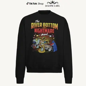 The Riverbottom Nightmare Band Sweatshirt, Emmet Otter's Jug Band Christmas Cartoon Movie Shirt, The Muppet Show, Muppets Fan, Gift For Fan, Chritsmas Party Shirt, Unisex Graphic Crewneck