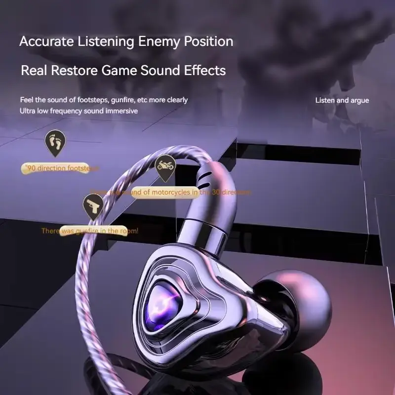 9D Super Bass Plastic Wired In-Ear Headphones - 3.5mm Headphone Jack Pod-Style Hi-Fi Earbuds with HD Audio, HD Mic, Noise Cancellation, Volume Control, Semi-Open Design, Phone Integration, Compatible with Samsung & Xiaomi, Ideal for Gaming & Calls