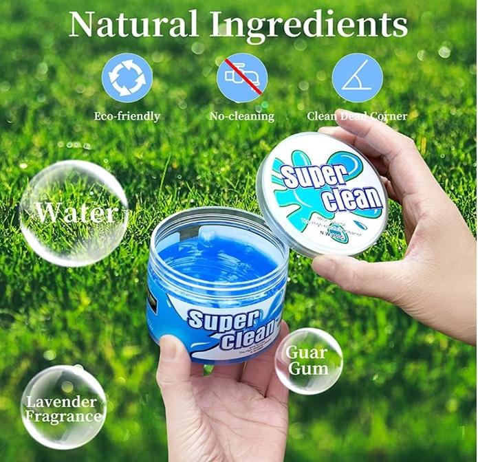 Car Cleaning Gel,General Keyboard Notebook Cleaning Gel Magic Cleaning Mud, No Nead Corners, Convenient and Fast Cleaning(Randomly Send Solors) Slime