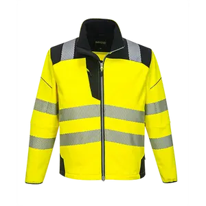 Men's Vision Hi-Vis 3-Layered Lightweight Softshell Jacket - 5XL, 3 Layered Men's Lightweight Jackets