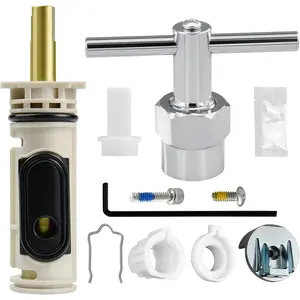 1222  Kit Compatible with Moen Posi Temp Valve Tub Shower Faucet Single Handle, Incloud 104421  Puller remaoval Tool and Handle Adapter Kit 116653