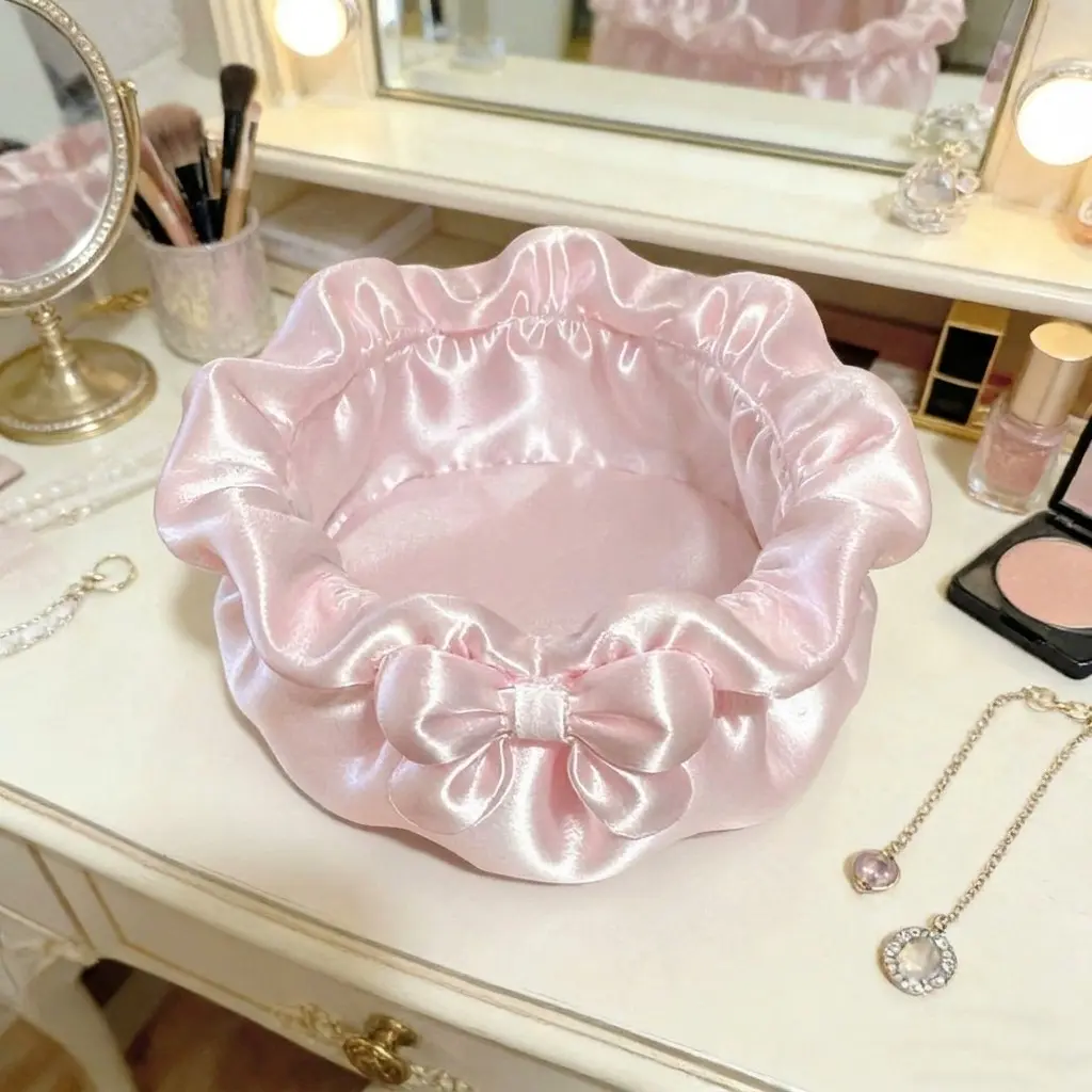 Petal Bow Decorative Storage Box, Luxury Desktop Organizer, Cute Storage Organizer, Jewelry Bowl, Girl's Heart Gift, Mother's Day, Halloween, Easter