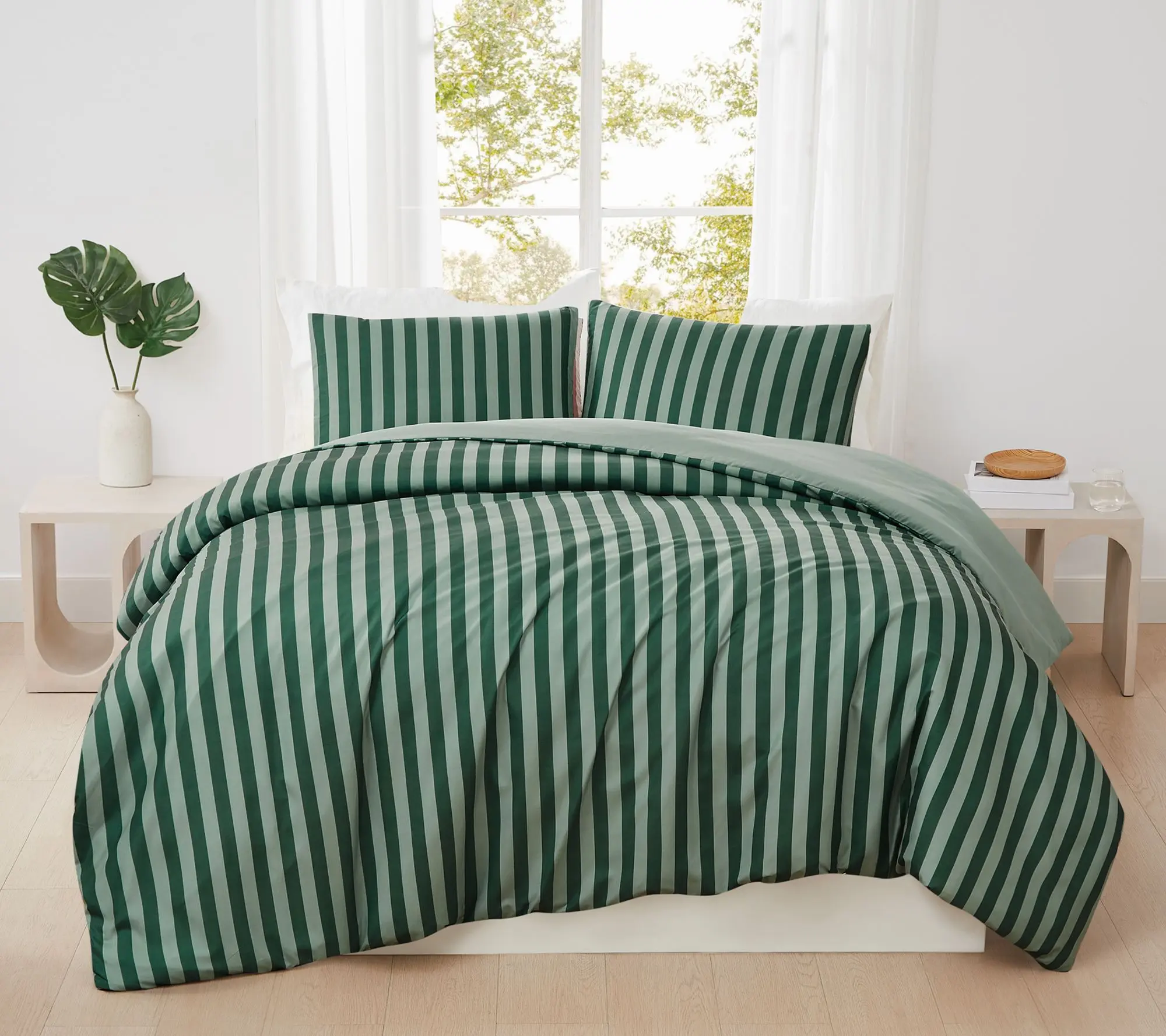Truly Soft Weston Stripe 3 Piece King Duvet Set
