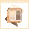 JUDYDOLL 2-In-1 Highlighter Contour Palette - Radiant Shimmer Feather Glow Trio, Blendable Brightening Face Shaping Cosmetic, Long-Lasting Bronzer Powder for Summer Use, Face Palette Highlighters & Luminizers,back to school