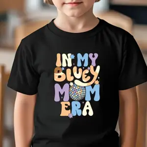 In My Blue Mom Era Shirt, Blue Shirt, funny Family Shirt, gifts for girls boys
