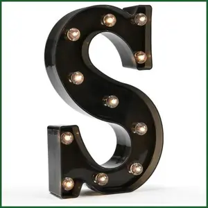 Bright LED Marquee Alphabet & Number Lights – Night Light for Home Bar, Christmas, Birthday Party & Wedding Decorations