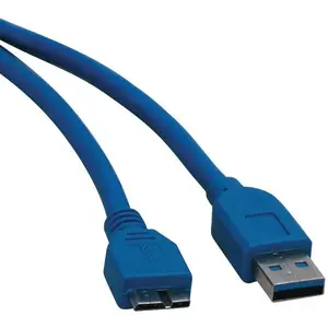 Tripp Lite Plug-and-Play USB 3.0 Cable - A-Male to Micro B-Male, 3 Ft, Electronic Data Transfer Cable for Phones & Electronics Audio/Video Accessories, Plug-And-Play Usb Cables