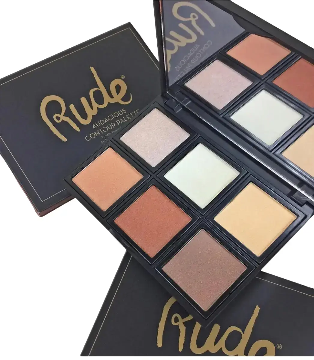 rude Audacious Contour Palette Bronzer Cosmetic