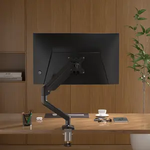 Suptek Single Monitor Mount, Single Gas Spring Monitor Mount Stand Monitor Arm Desk Mount Fits 13-32 Inch inch Monitors Weight Capacity up to 9 kg MD01A gas spring monitor  arm office setup