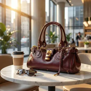 Ins Blogger Millennial Hot Girl Retro Distressed Lock Handbag Crossbody Motorcycle Pillow Bag 2026 New Women's Tote Bag  City Bag coach  mailbox  bag Leather Satchel Purse Daily Commuting Bag, Exclusive Bag, Everyday Bag，SummerVibes