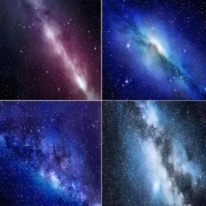 4 Pcs Magnetic Fluorescent Light Covers for Ceiling Lights, Stylish Lampshades for Classroom Office Home Hospital, Starry Sky Style