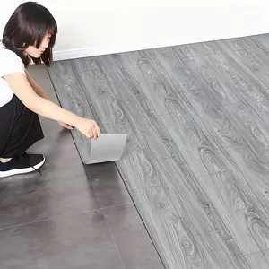 26pcs Self-Adhesive Wood Grain Pattern Floor Stickers Tiles, Vintage Waterproof Flooring, Easy Application, Peel & Stick, Suitable for Bedroom, Living Room, Bathroom