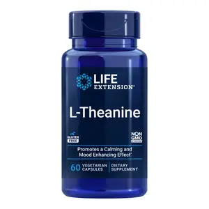 Life Extension L-Theanine 60 Vegetarian Capsules Life Extension L-Theanine 60 Vegetarian Capsules