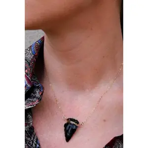I Am Limitless Obsidian Gemstone Necklace