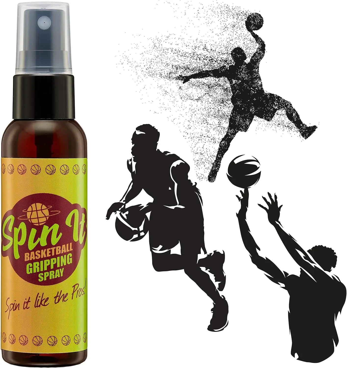 Basketball Hand Grip Spray 2oz – Instant Grip Enhancer for Ball Handling & Dribble Control, Sweat-Proof Basketball Accessory for Hoopers