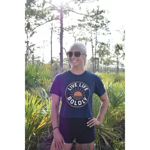 Live Life Boldly Crop Top