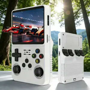 New R36s Portable Handheld Game Console, 3.5 Inch IPS Display, Abs Material, Ideal Gift for Gamers, Durable Retro Simulator, Rechargeable Game Console, Handheld Gaming Console