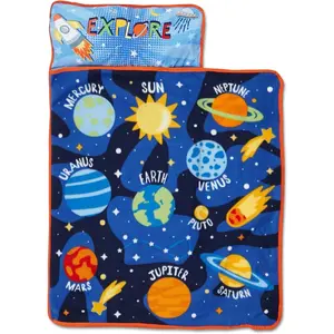 Kids Nap Mat Set – Includes Pillow and Fleece Blanket