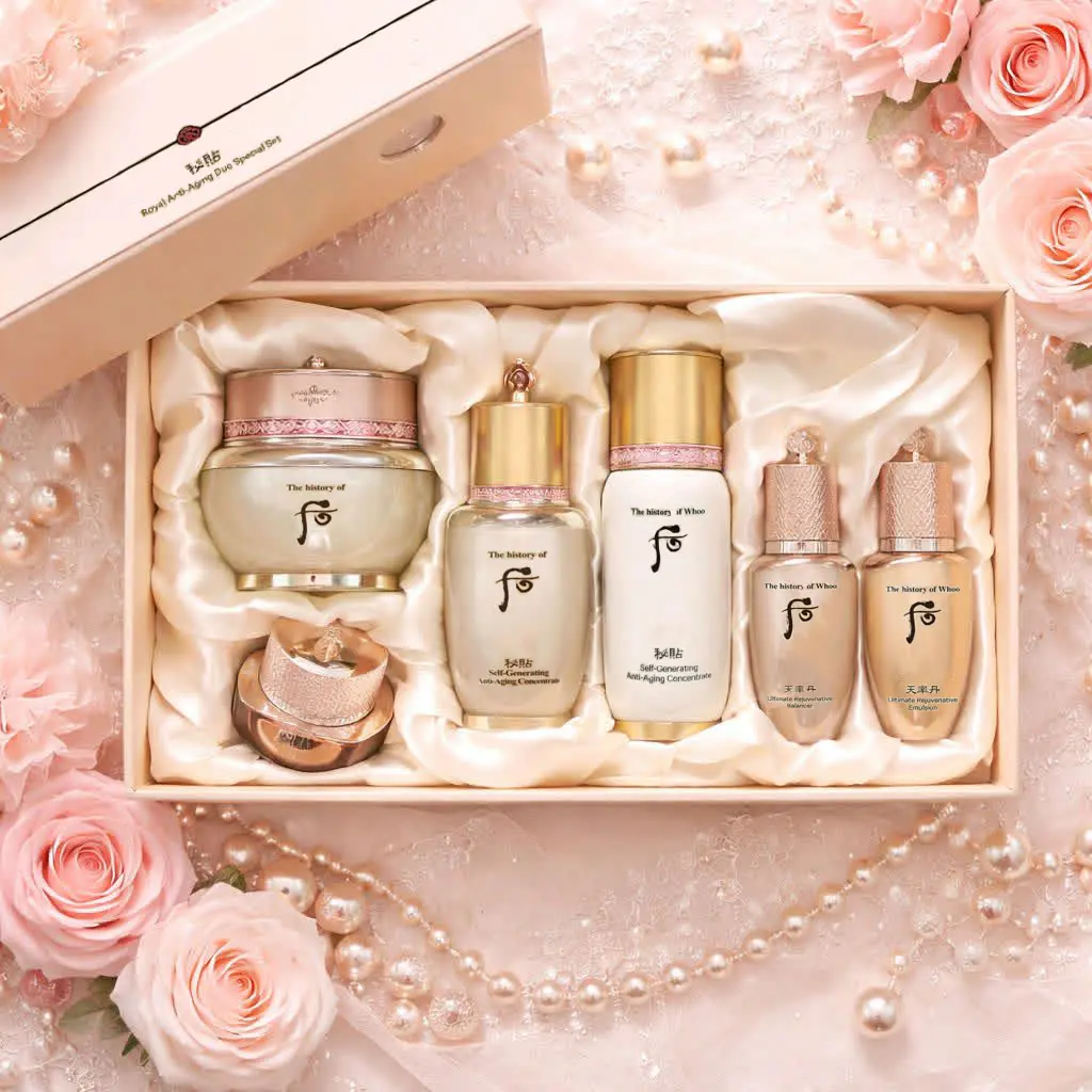 The Whoo Royal Anti-Aging Duo 6Pcs Anti-Aging Special Set.