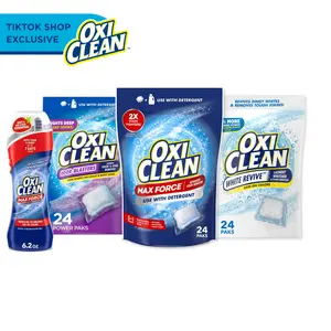 OxiClean Stock Up & Save: Power Paks Laundry Boosters + Stain Pre-Treater Gel Stick