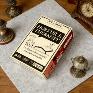 Horrible Therapist The Darkly Hilarious Card Game with 400 Illustrated Cards for Unforgettable Game Nights Perfect for Friends and Family