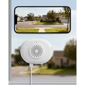 Anlapus A60 2K Window Security Camera,Indoor WiFi Cameras 2.4GHz/5GHz with Color Night Vision,Motion Detection,Easy Installation,Two-Way Talk,Plug-in ,Remote Viewing Home Security