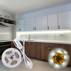 USB White LED Strip Light with 3-Key Adjustable Brightness Switch, 1 Count Multi-functional and Cuttable LED Light, Perfect for TV Backlighting, Bedroom, Living Room Decor, Home Decor Light, Ambient Lights