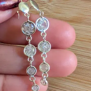 925 Silver Dangle Earrings | Aretes Colgantes Plata 925 / Taxco Mexico