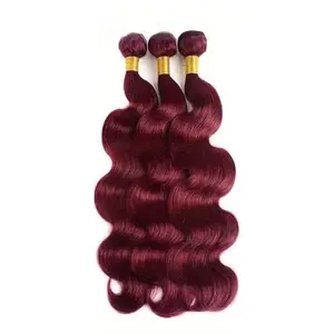 LUCKOCKOS Bundles Human Hair 99J Highlight Brown Body Wave Bundles 12A Brazilian Virgin Blonde Body Wave Bundles Human Hair Extensions 34 36 Inch Honey Blonde Body Wave Bundles Human Hair Weave