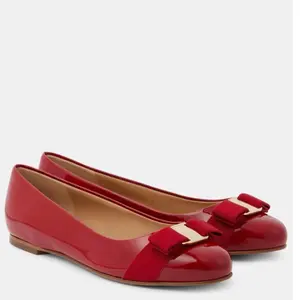 Ferragamo Varina patent leather ballet flats Size 36.5