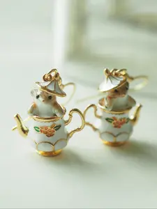 Cute Cartoon Mouse Design Dangle Earrings, 2024 New Style Fashionable Jewelry for Women & Girls, Trendy All-match & Exquisite Jewelry for Birthday Gift