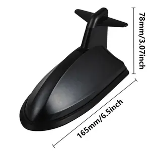 Universal ABS Shark Fin Automotive Car Antenna - Stylish Roof-Mounted Aerials for Enhanced Radio Signal Reception, Car Accessories